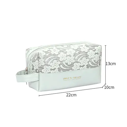 New Hidden Flower Octagonal Best Make Up Brush Bag Girls Bathroom Portable Makeup Organizer